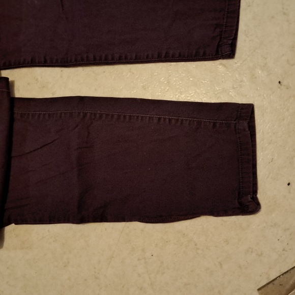 Skinny Jeans. Woman, Wine color, Size 15 - Picture 9 of 10